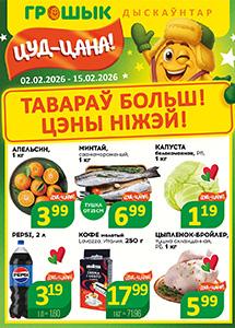 Скидки и акции в дискаунтерах "Грошык"!